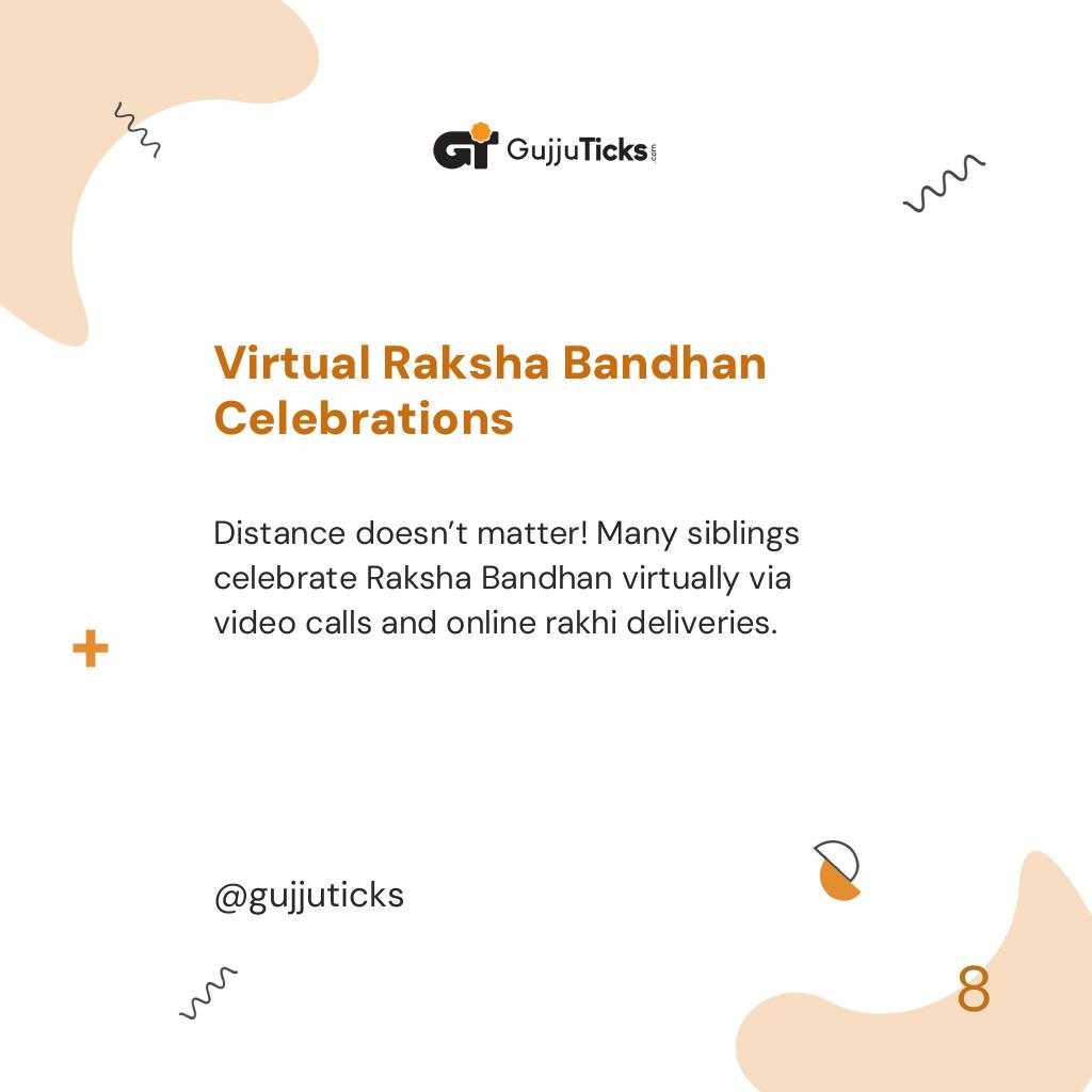 Virtual Raksha Bandhan Celebrations