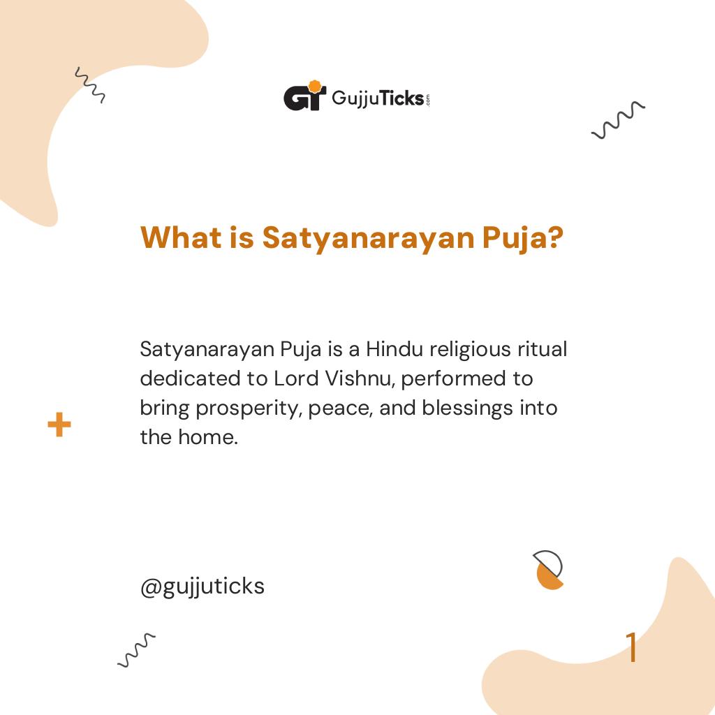 What is Satyanarayan Puja?