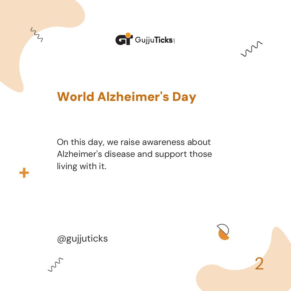 World Alzheimer's Day