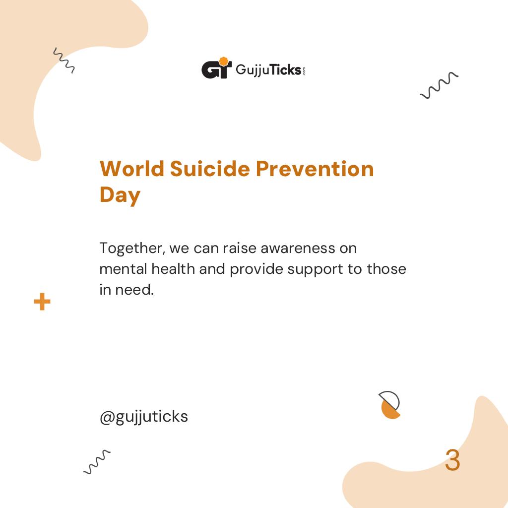 World Suicide Prevention Day