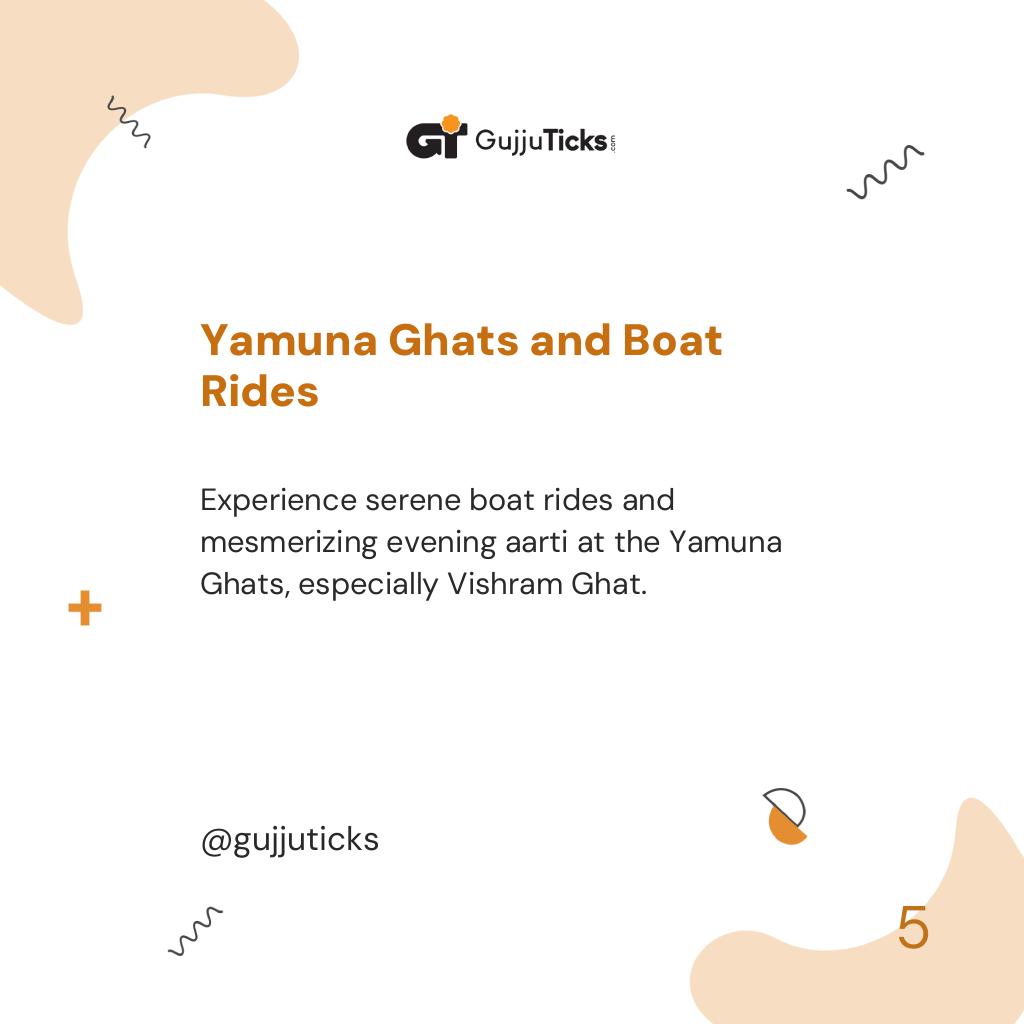Yamuna Ghats and Boat Rides