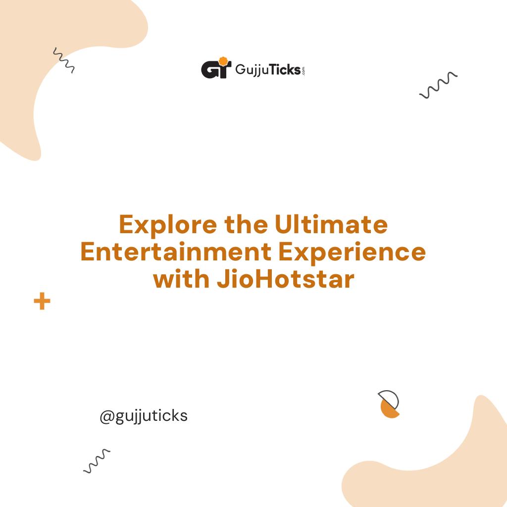 Explore the Ultimate Entertainment Experience with JioHotstar Image